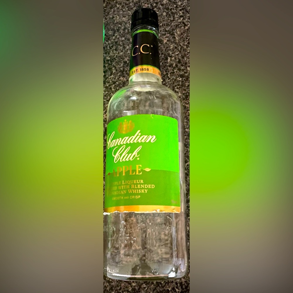 Canadian club 750 ml bottle